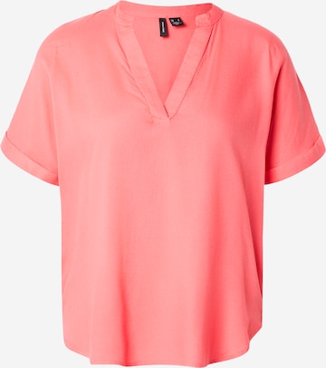 VERO MODA Blouse 'VMBEAUTY' in Red: front