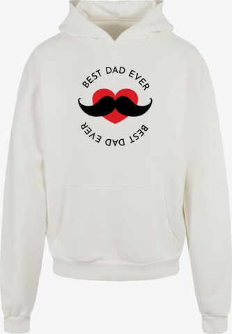 Merchcode Sweatshirt 'Fathers Day - Best dad' in Rot: predná strana