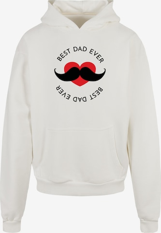 Sweat-shirt 'Fathers Day - Best dad' Merchcode en rouge : devant