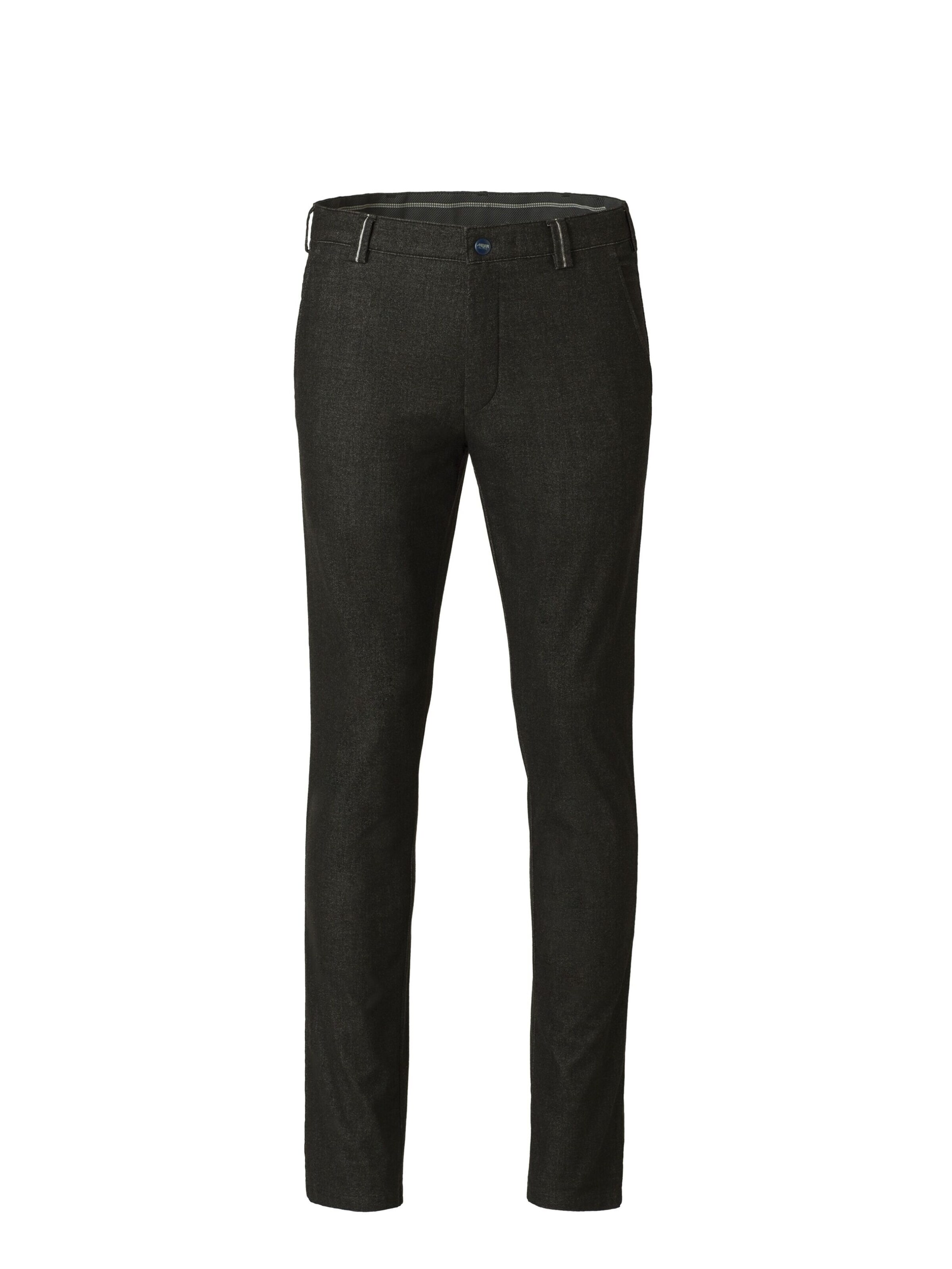 Regular Pantalon chino MEYER en gris : devant