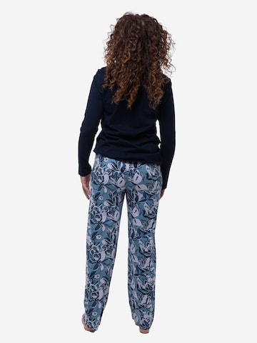 Ammann Pajama 'Night & Home' in Blue