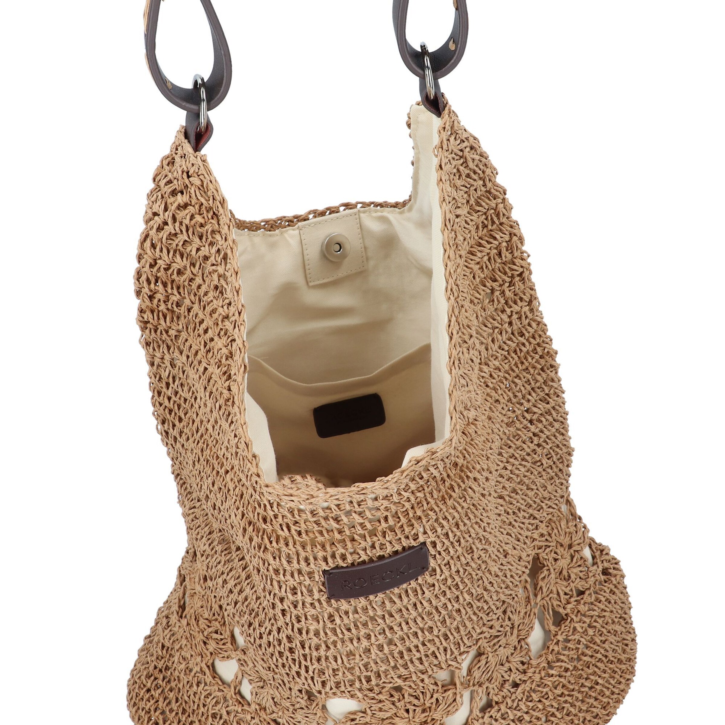 Roeckl Tasche 'IBIZA SCHULTERTASCHE MEDIUM' in Braun