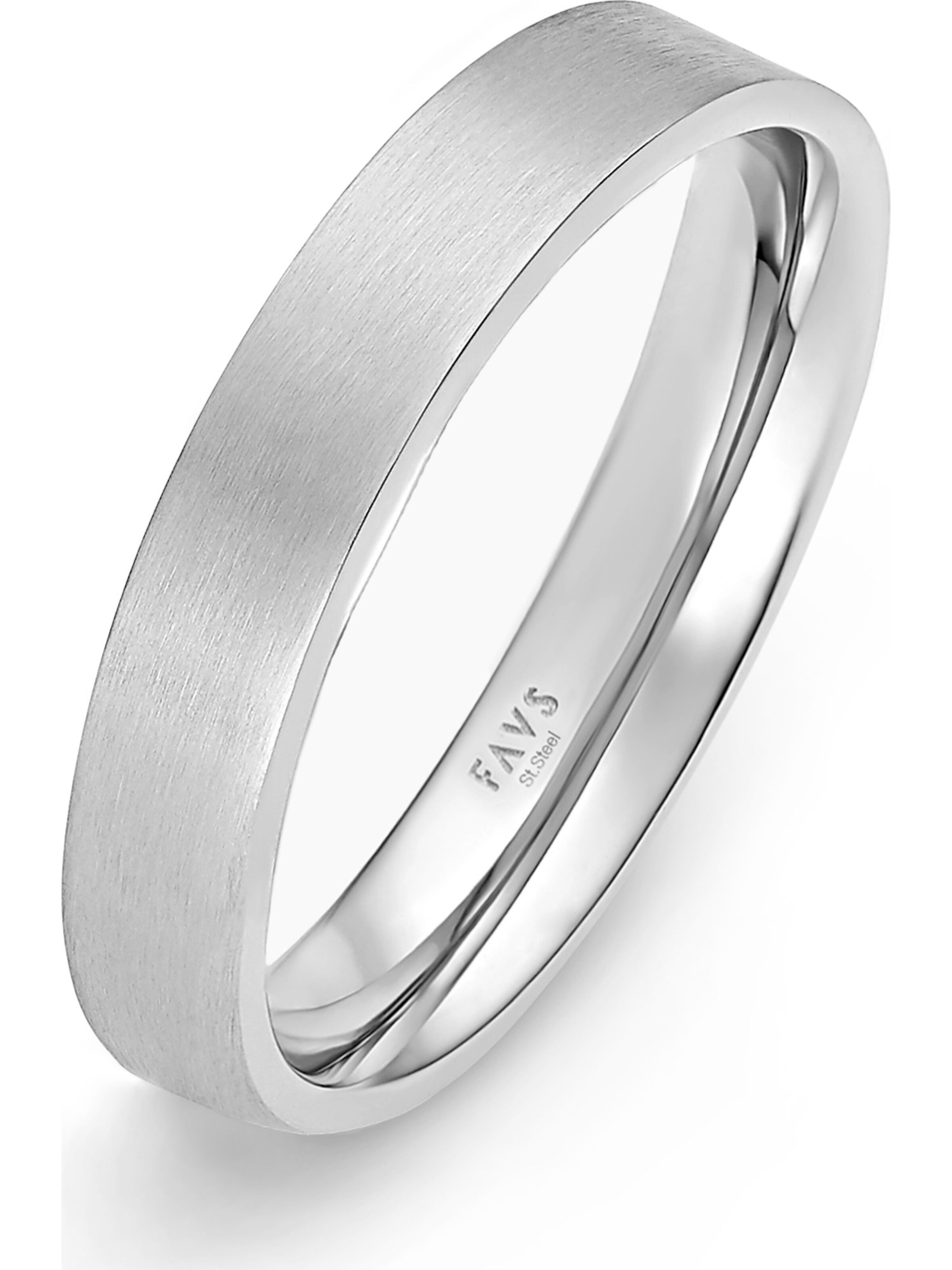 FAVS Freundschaftsring in Silber: Vorderseite