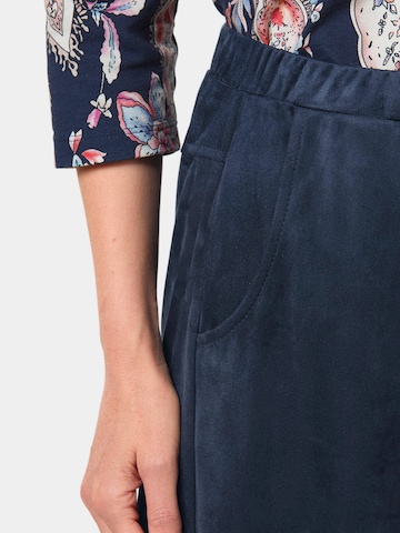 Goldner Loose fit Trousers in Blue