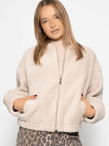 SASSYCLASSY Übergangsjacke in Beige