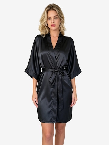 Yesfashion Pyjama in Schwarz: Vorderseite
