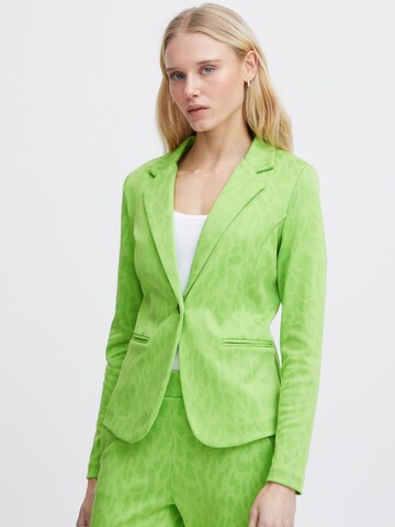 ICHI - Blazer 'Kate' em verde: frente