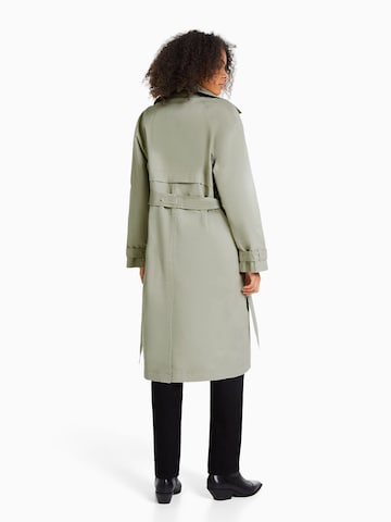 Bershka Between-seasons coat in Beige