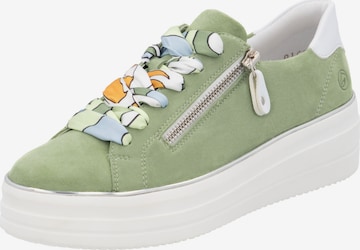 REMONTE Sneakers laag in Groen: voorkant