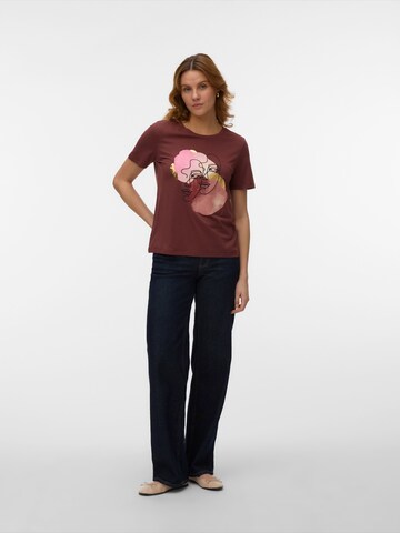 VERO MODA Μπλουζάκι 'VMDIFACEY' σε κόκκινο