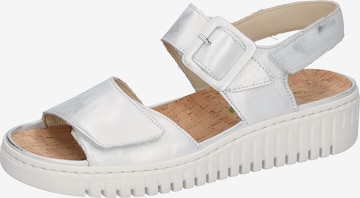 WALDLÄUFER Sandale in Silber: Vorderseite