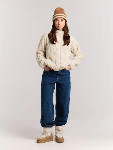 PROTEST Fleece jas 'PRTBleach' in Wit