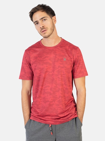 Spyder Functioneel shirt in Rood: voorkant