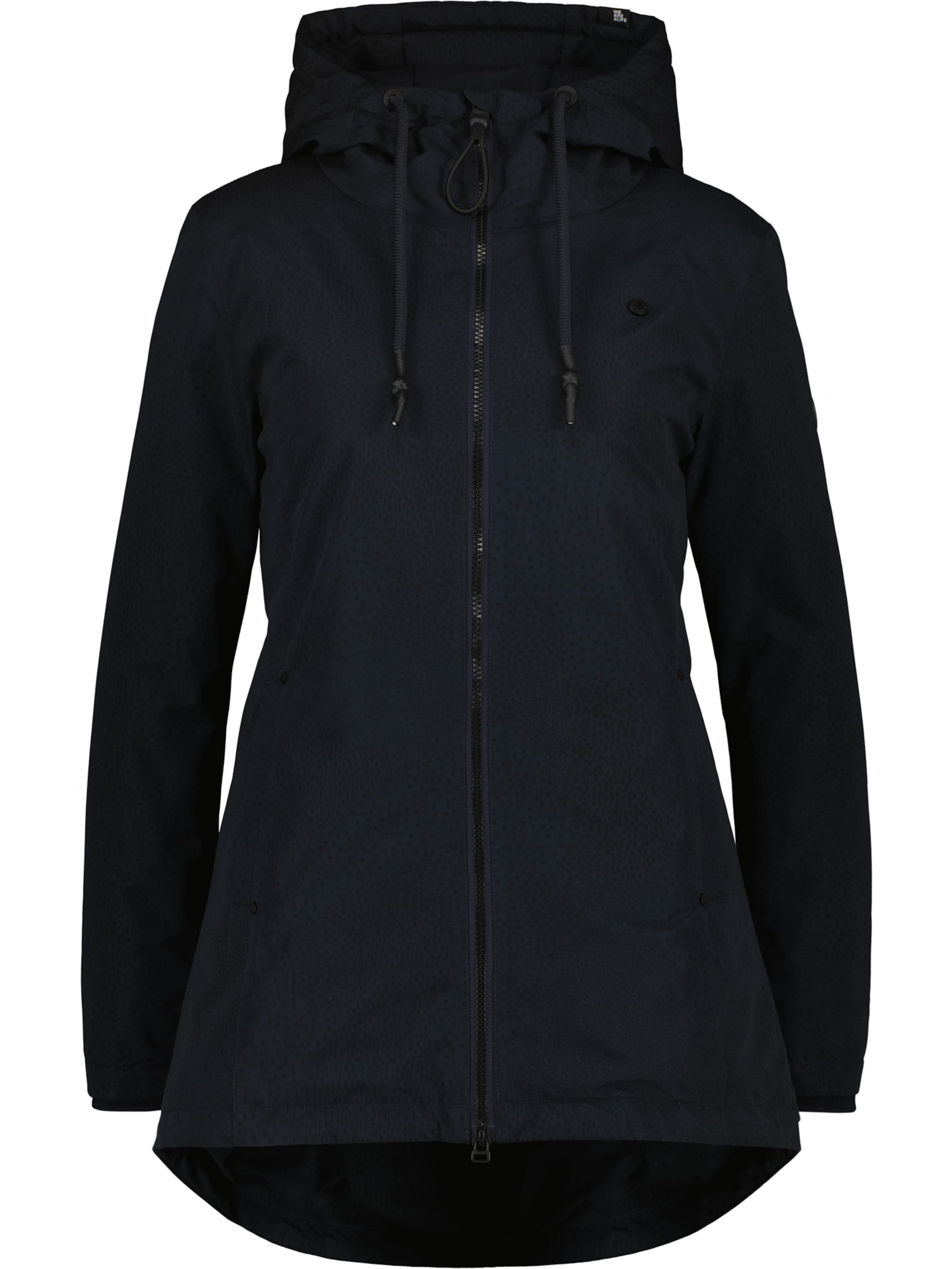 alife & kickin Winter Jacket 'Lilou' in Blue: front