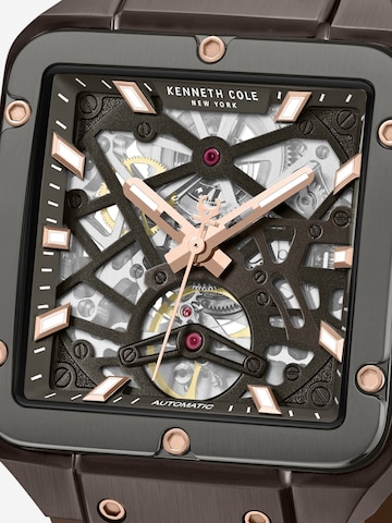 Kenneth Cole Analog watch 'Arlington' in Brown