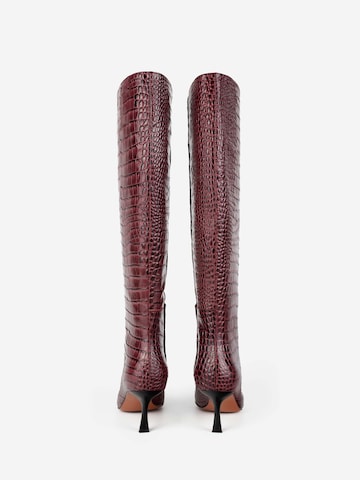 Boots 'SOMEBODY TOLD ME' L37 HANDMADE SHOES en rouge