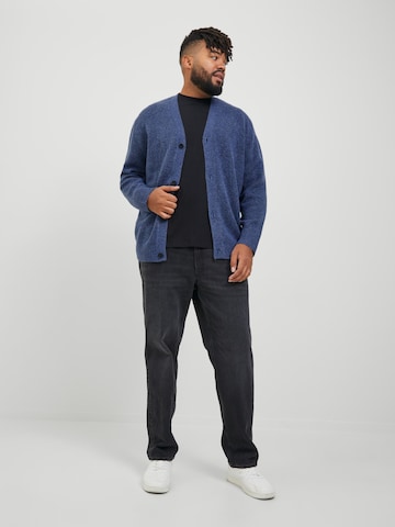 Jack & Jones Plus Kardigan 'Ollie' w kolorze fioletowy