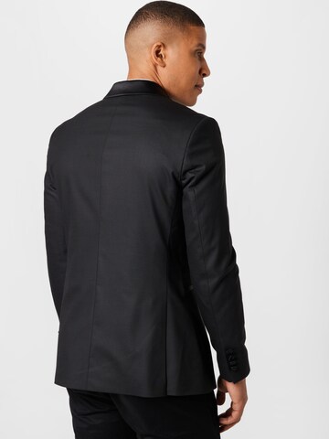 Coupe slim Veste de costume BURTON MENSWEAR LONDON en noir