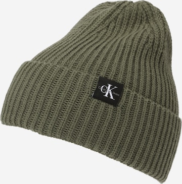 Calvin Klein Jeans Muts in Groen: voorkant