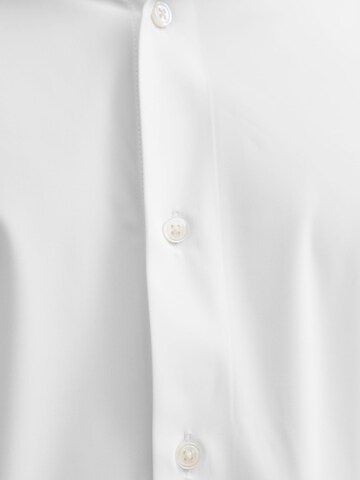 JACK & JONES Comfort fit Button Up Shirt 'Blaactive' in White