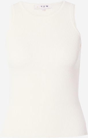 Tops en tricot A-VIEW en blanc : devant