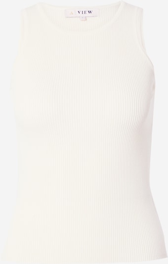 A-VIEW Tops en tricot en blanc cassé, Vue avec produit
