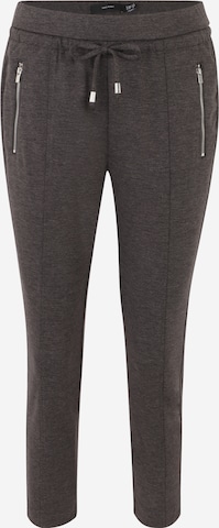 Coupe slim Pantalon 'MELANIE' Vero Moda Petite en gris : devant