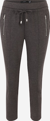 Vero Moda Petite Slimfit Broek 'MELANIE' in Grijs: voorkant