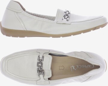 CAPRICE Flats & Loafers in 40 in White: front