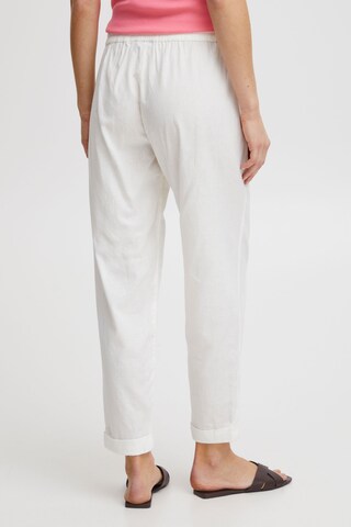 Regular Pantalon 'Maddie' Fransa en blanc