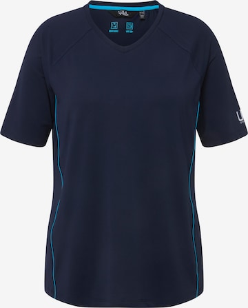 Ulla Popken Funktionsshirt in Blau: Vorderseite