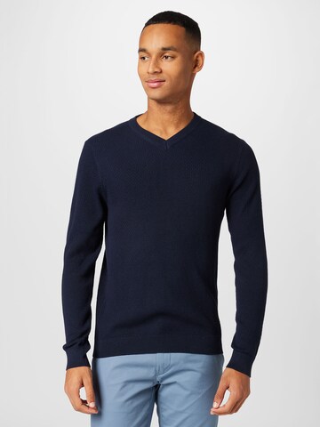 JACK & JONES Pullover 'DALLAS' in Blau: Vorderseite