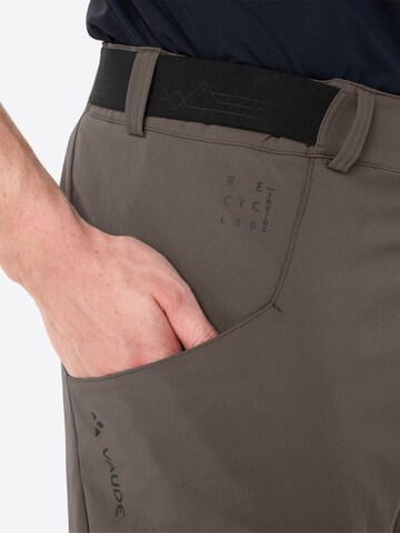 VAUDE Regular Outdoor trousers 'Loamer' in Grey