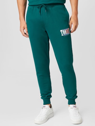 Tommy Jeans Pants in Green: front