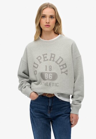Sweat-shirt Superdry & Co en gris : devant