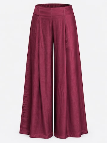 Regular Pantalon Ombre en violet : devant