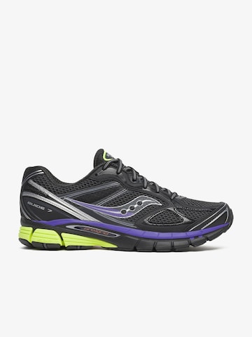 Baskets basses saucony en noir : devant