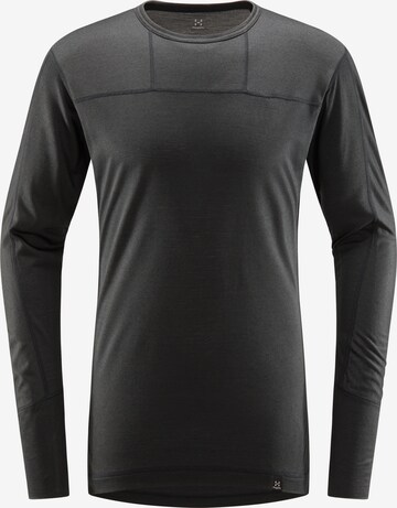 Haglöfs Base Layer 'Natural Blend Tech' in Schwarz: predná strana