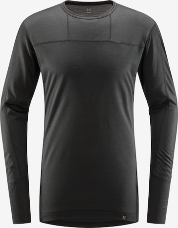 Haglöfs Base Layer 'Natural Blend Tech' in Schwarz: predná strana