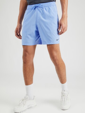 regular Pantaloni sportivi 'FORM' di NIKE in blu: frontale
