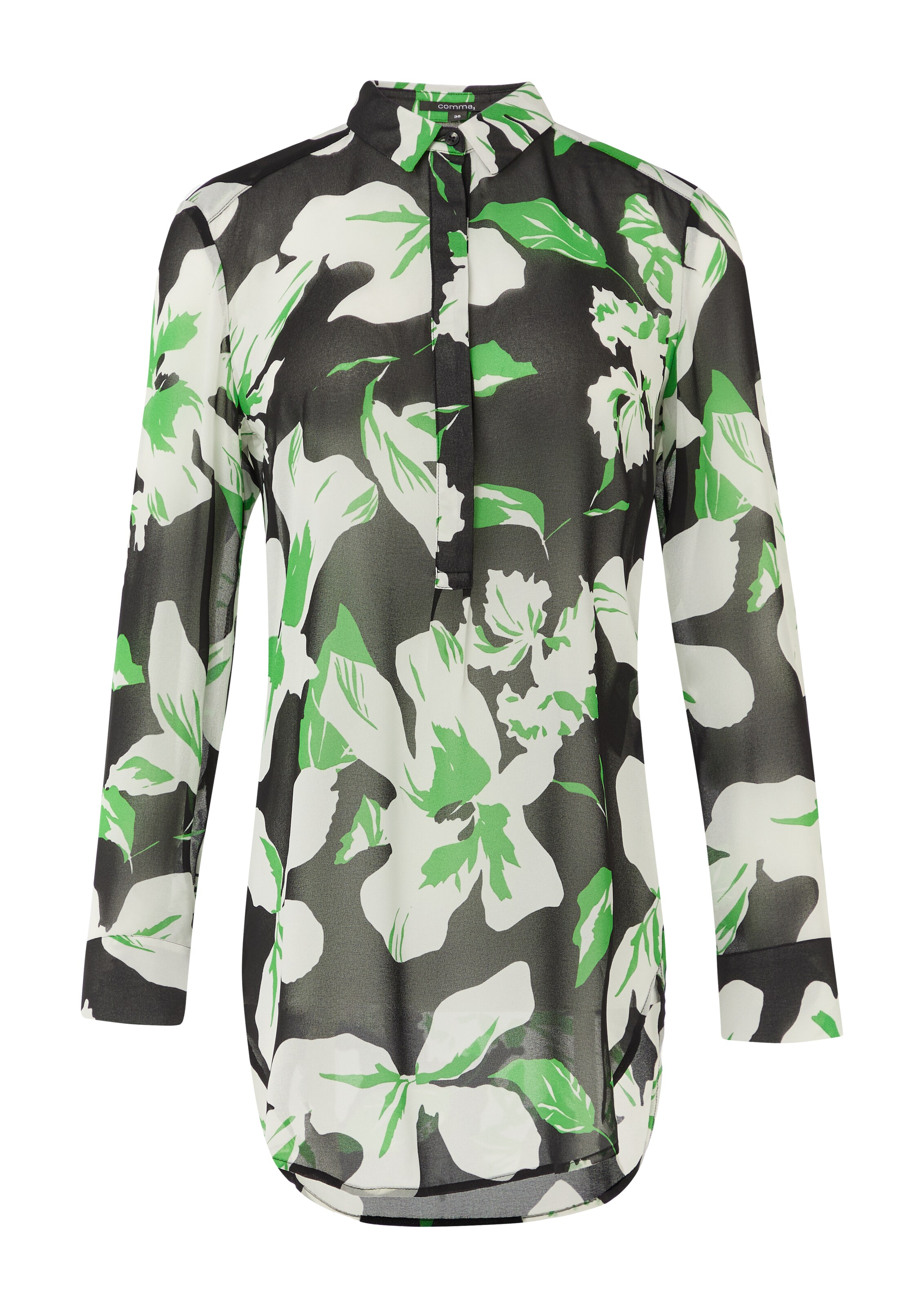 COMMA Bluse in Grün: Vorderseite