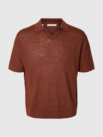 SELECTED - Camiseta en rojo: frente