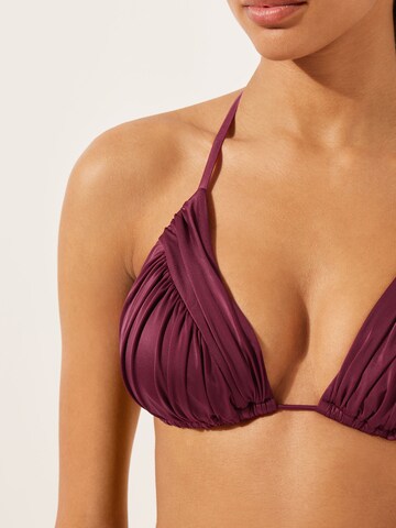 CALZEDONIA Triangle Bikini Top 'Timeless Diva' in Red