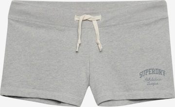 Regular Pantalon 'Athletic Essentials' Superdry & Co en gris : devant
