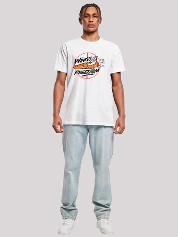 T-Shirt 'Sniper Elite 3 Wings Of Freedom Achievement' F4NT4STIC en blanc