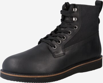 BURTON MENSWEAR LONDON Ботинки на шнуровке в Черный: спереди