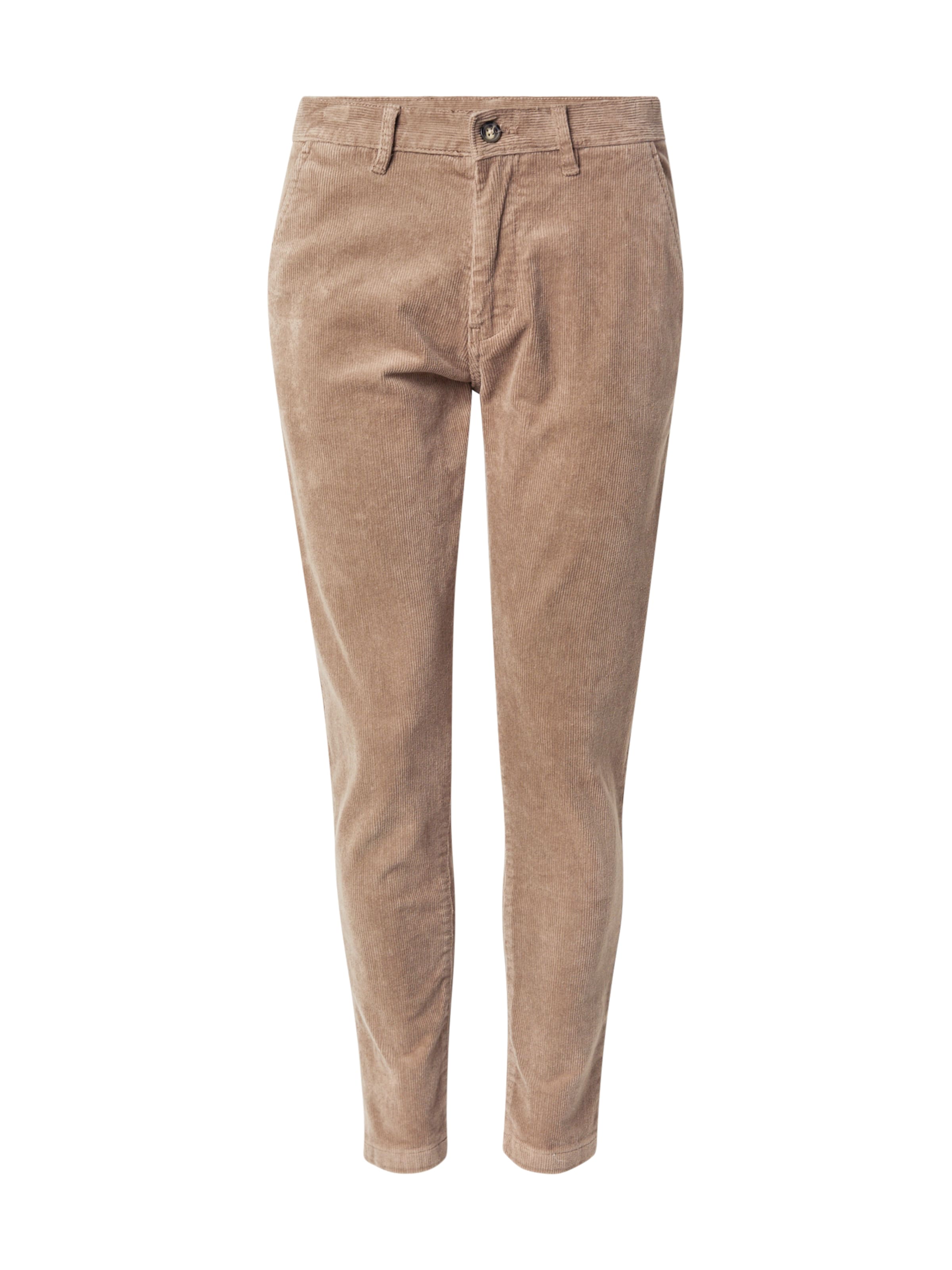 smėlio Lindbergh Prigludęs „Chino“ stiliaus kelnės: priekis