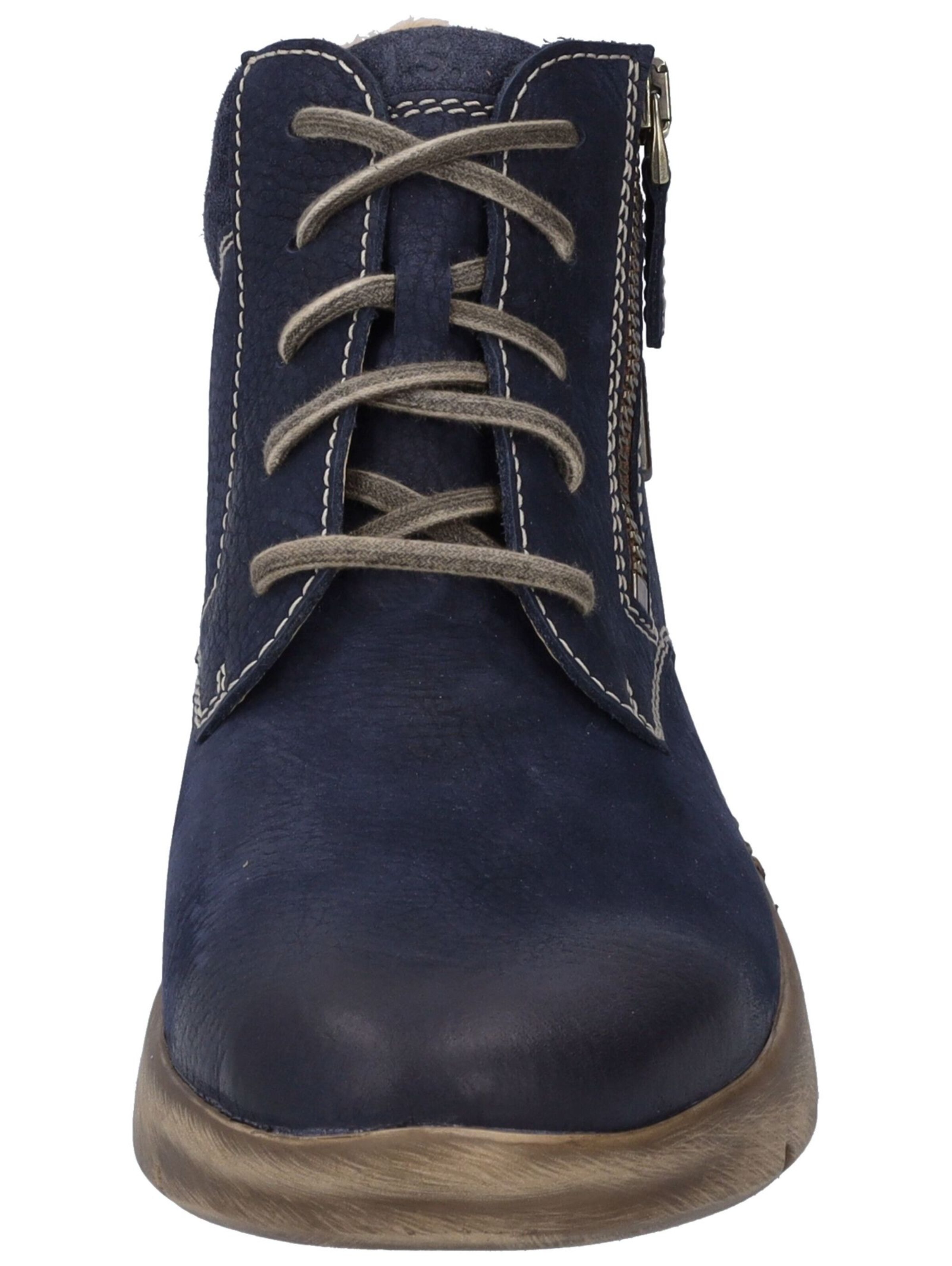 JOSEF SEIBEL Schnürstiefelette 'Conny' in Blau