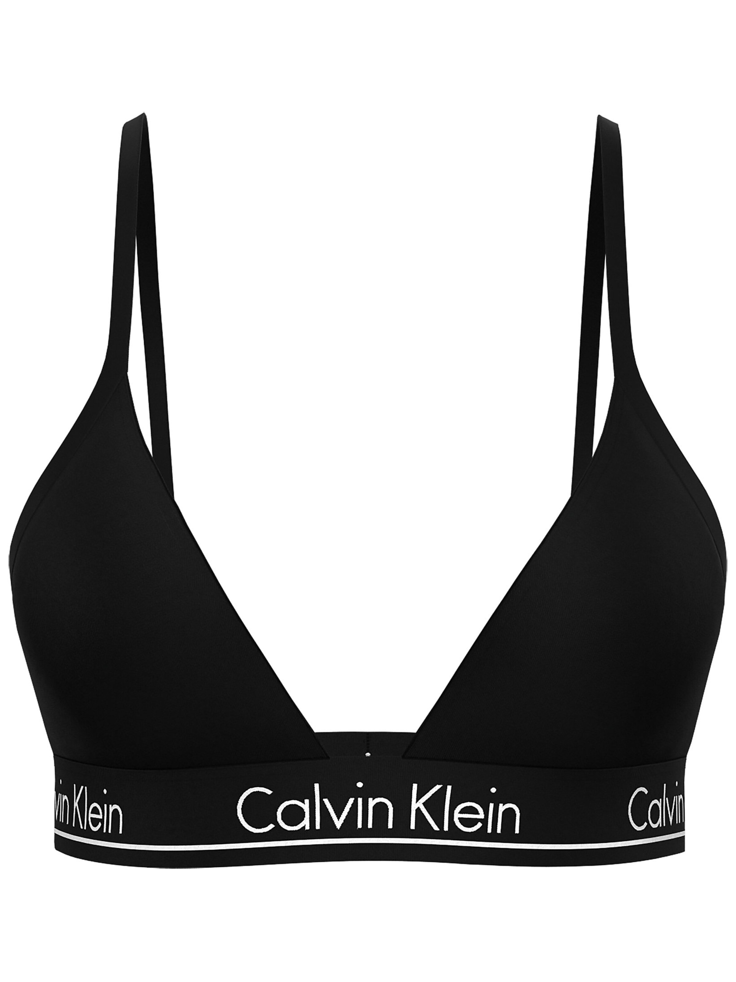 Calvin Klein Underwear Сутиен с триъгълни чашки Горнище на бански в черно