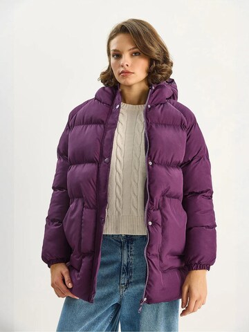 Bianco Lucci Winter jacket in Purple